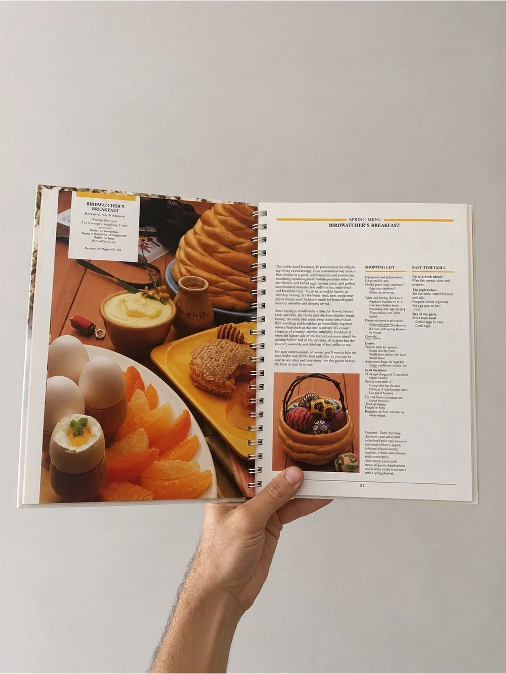 Sunset Entertaining for All Seasons Recipe Cookbook Hardcover 1984 great